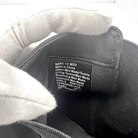 SONOMA GOODS FOR LIFE W/ORTHOLITE eco TECHNOLOGY, CHUKKA BOOTS, SIZE 13, BLACK - Picture 9 of 11